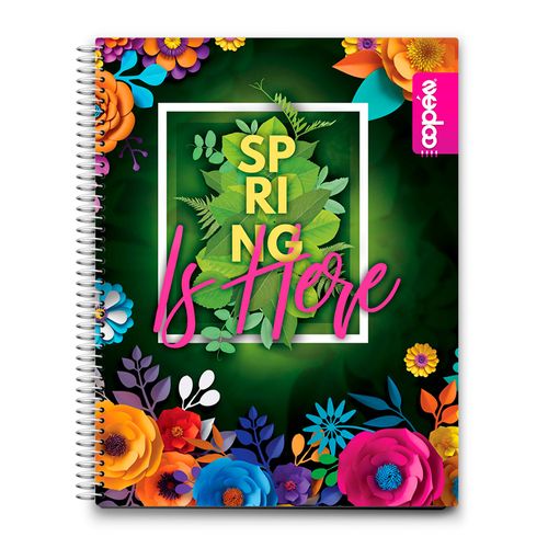 Cuaderno espiral 5 materias Spring