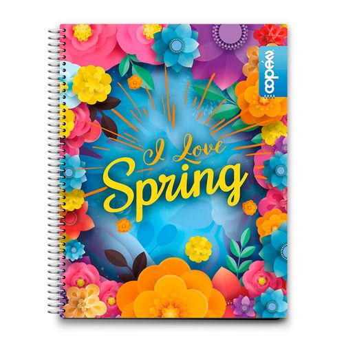 Cuaderno espiral 5 materias Spring