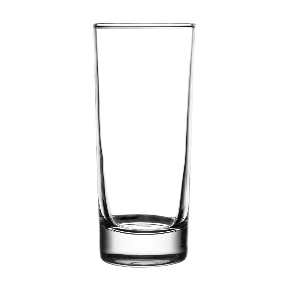 Vaso de vidrio delgado, recto y alto, de varios tamaños, 8oz-13oz