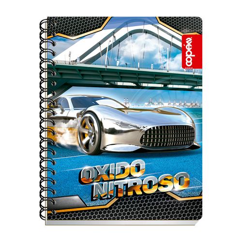 Cuaderno espiral 1 materia doble Anillo Oxido Nitroso