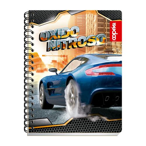 Cuaderno espiral 1 materia doble Anillo Oxido Nitroso