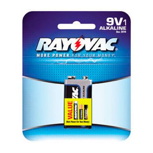 Bateria Alcalina Rayovac 9V.