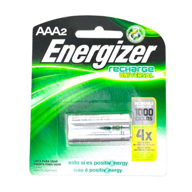 Pila recargable AAA Energizer (700 mAh) x 2