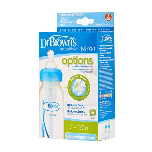 Biberon Options Pp Para bebe 40Z 120ML AZL 2 PCS