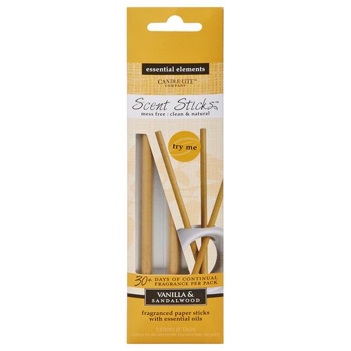 Juego de Sticks 6" con Holder 4 piezas Vanilla & Sandalwood