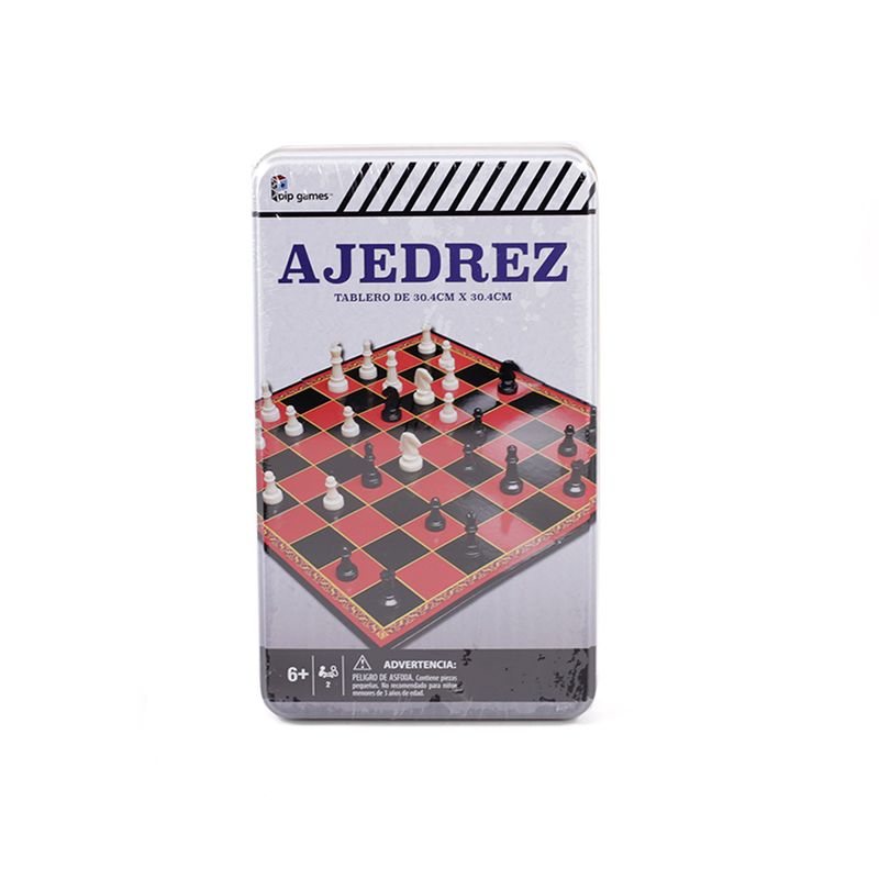 Mesa de juego con tablero de ajedrez