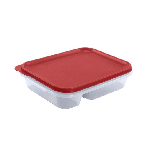 Tazon Rectangular con Division 3Tz 710Ml Rojo Chef