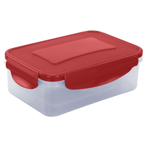 Tazon Click Clak Rectangular 50Oz Rojo Chef