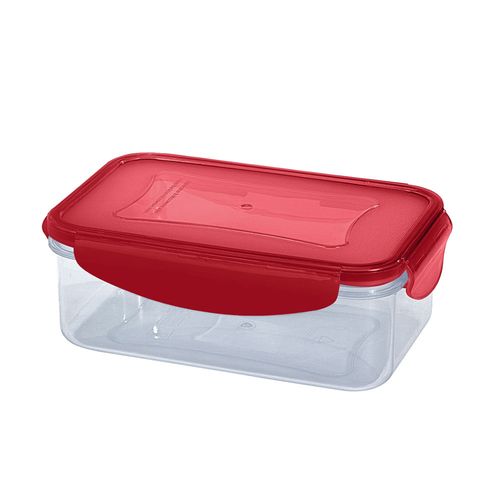 Tazon Click Clak Rectangular 30Oz Rojo Chef