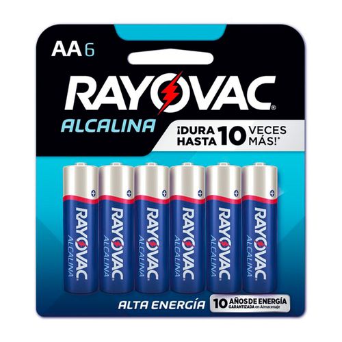 Bateria Alcalina Rayovac Aa-6