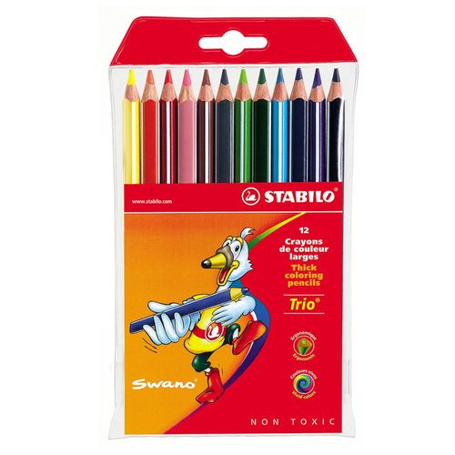 Lapiz de color En Estuche Stabilo 12 piezas