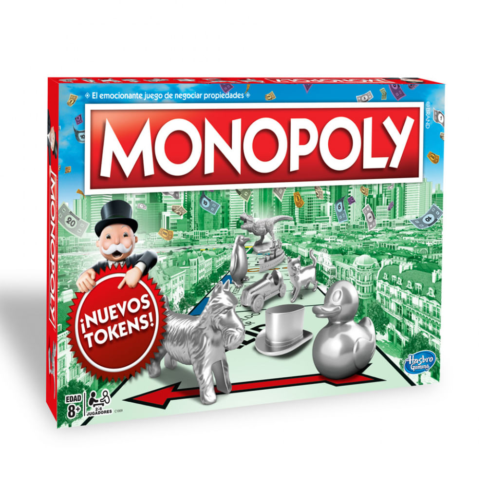 Oportunidad Hasbro 2160929 Juego Monopoly Clasico