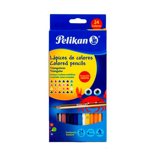 Lápiz Bicolor Pelikan 24 piezas