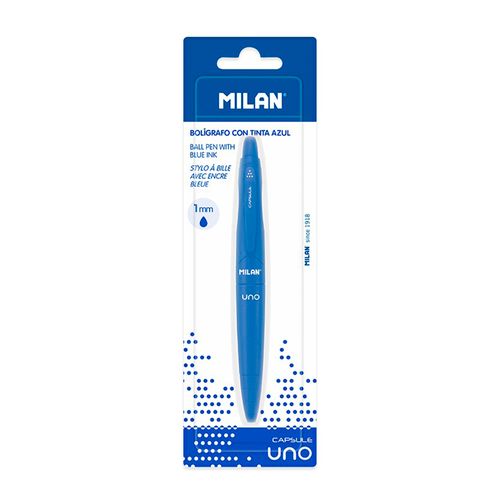 Blister Capsule Uno Ballpen Azul