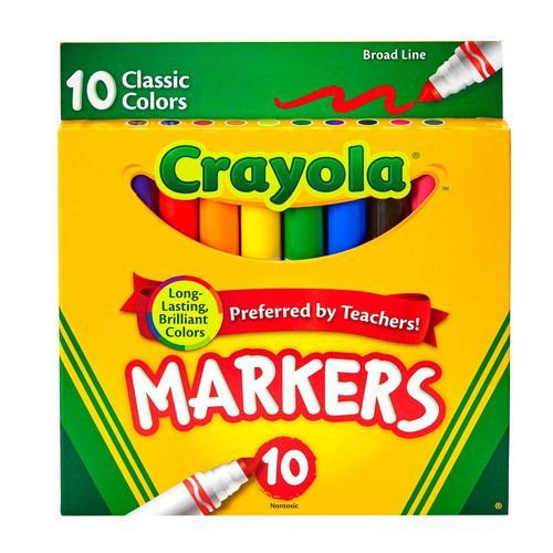 Marcadores Crayola 1X10 58-7722