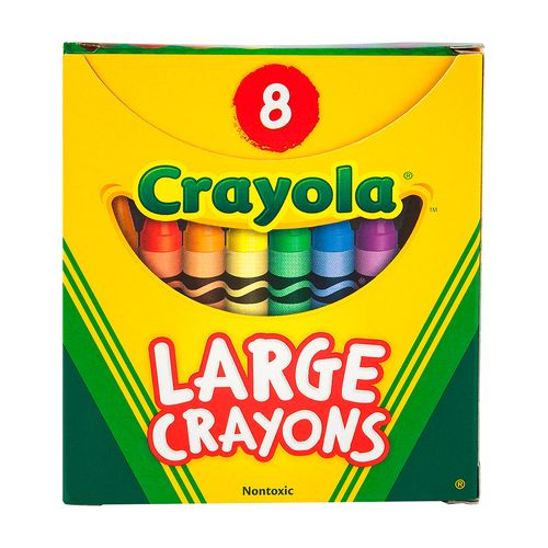 Crayones Largos 1X8