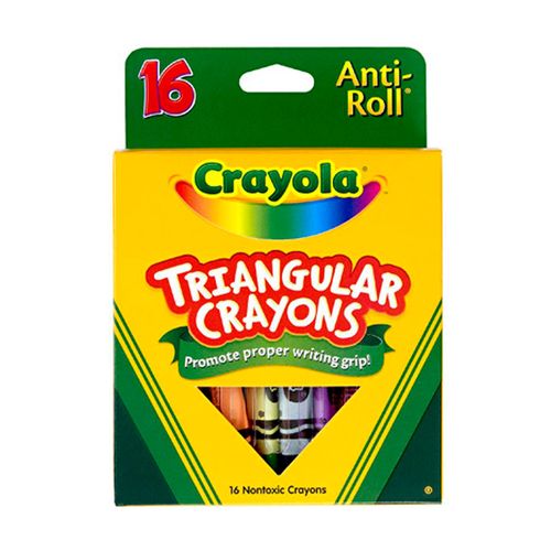 Crayones Triangulares 16 Pzs