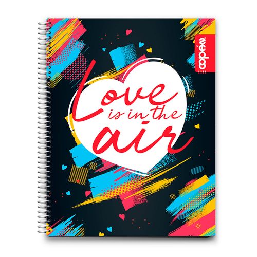 Cuaderno Espiral 1 Materia Hearts