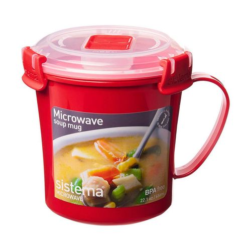 Recipiente Plástica para Sopa 656Ml 22.18Oz