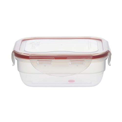 Recipiente Plástica rectangular   370Ml Nestable Red