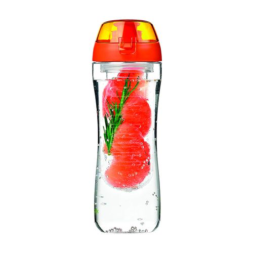 Botella Plástica con Infuser 650Ml Orange