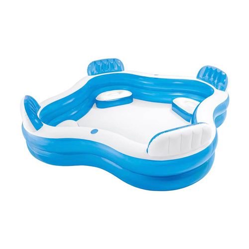 Piscina Inflable Familiar con Asientos 2.29mx2.29mx66cm