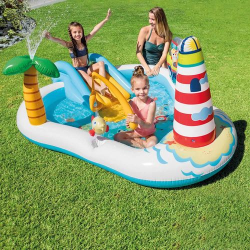 CENTRO DE JUEGO INFLABLE PESCA 2.18Mx1.88Mx 99CM INTEX