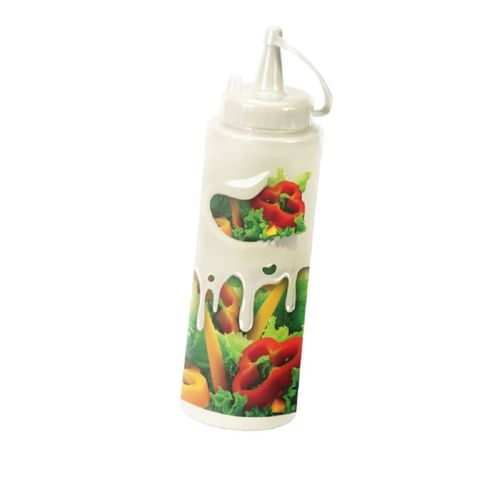 Salsera 12Oz. Decorada Blanco