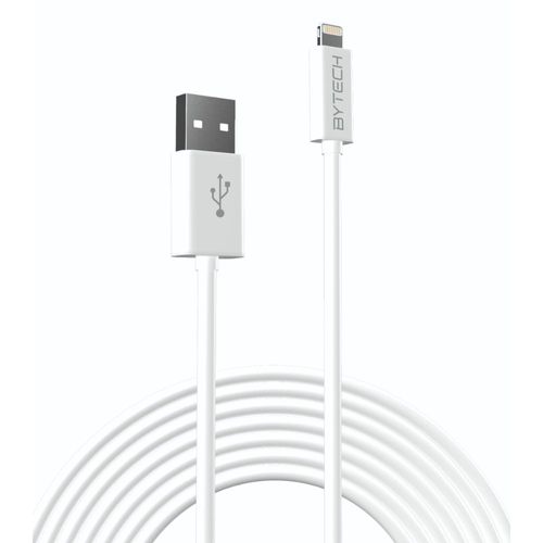 Cable Ligtning Bytech 10 Pies Color blanco