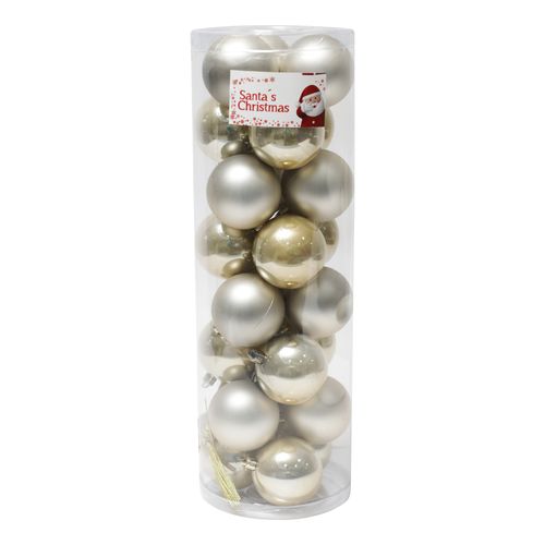 BOLA NAV MAT/PEARL 6CM 24PCS CHAMP