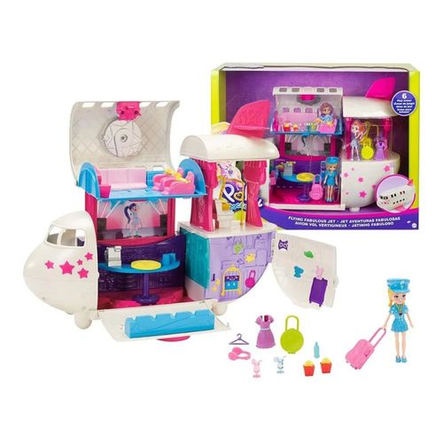 Polly Pocket  Jet  Fabuloso  Con Accesorios