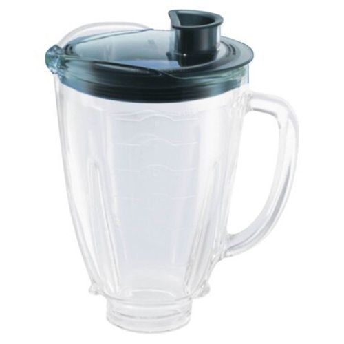 Vaso De Vidrio Redondo Con Tapa Para Licuadora Oster 1.5Lts Termor