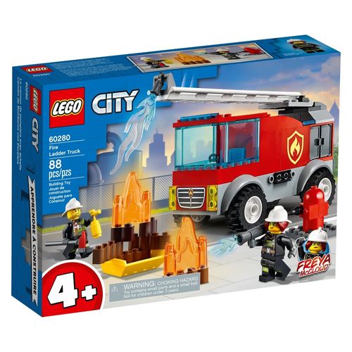 LEGO CITY CAMIÓN DE BOMBEROS CON ESCALER