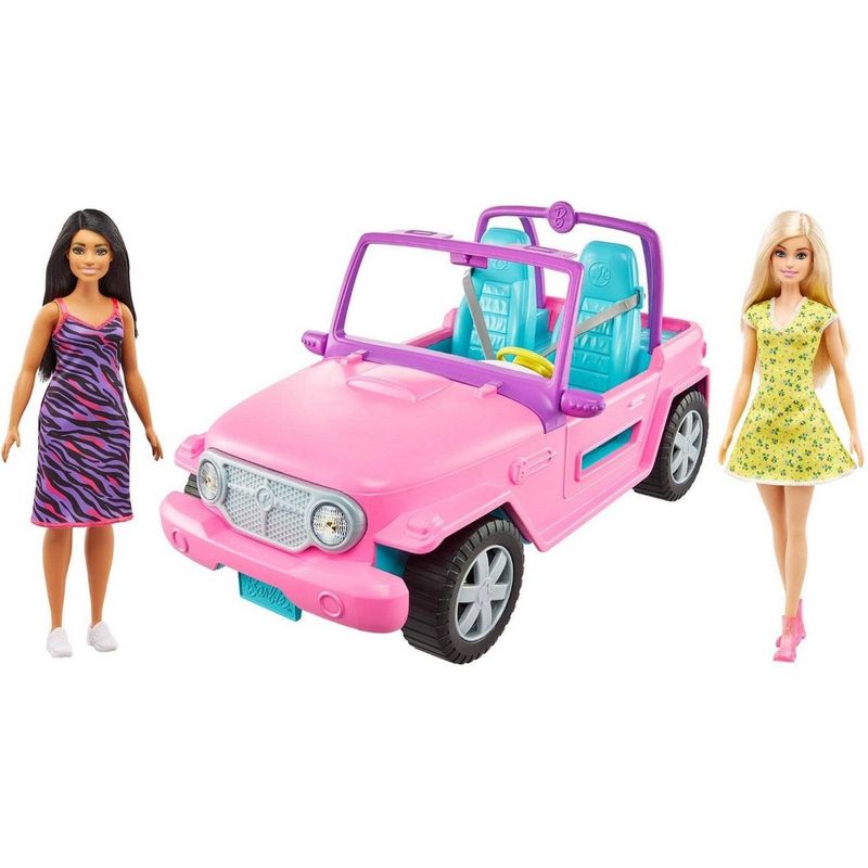 Carro Jeep 2 Munecas Barbie Diunsa Tienda departamental