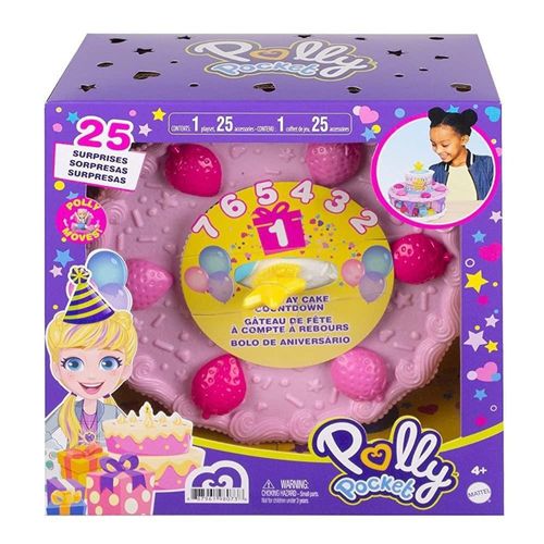 POLLY POCKET PASTEL DE CUMPLEAÑOS