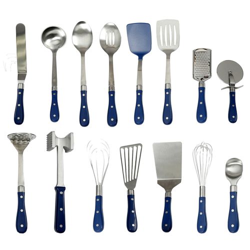 JUEGO DE UTENSILIOS DE COCINA 15PCS BLUE FRONTIER