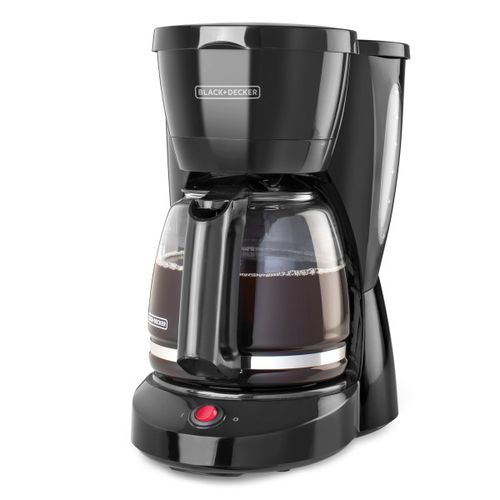 CAFETERA BLACK + DECKER 12 TAZAS JARRA DE VIDRIO C/FILTRO PE