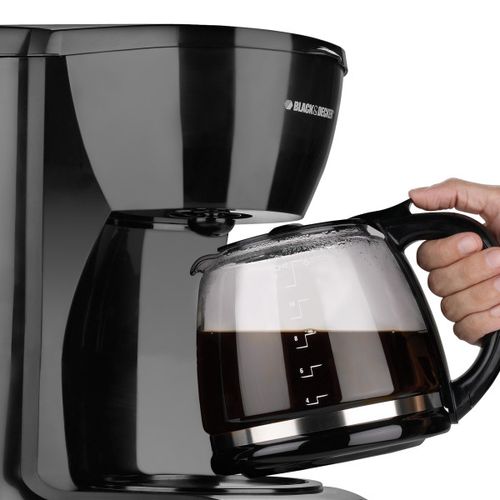 CAFETERA BLACK + DECKER 12 TAZAS JARRA DE VIDRIO C/FILTRO PE