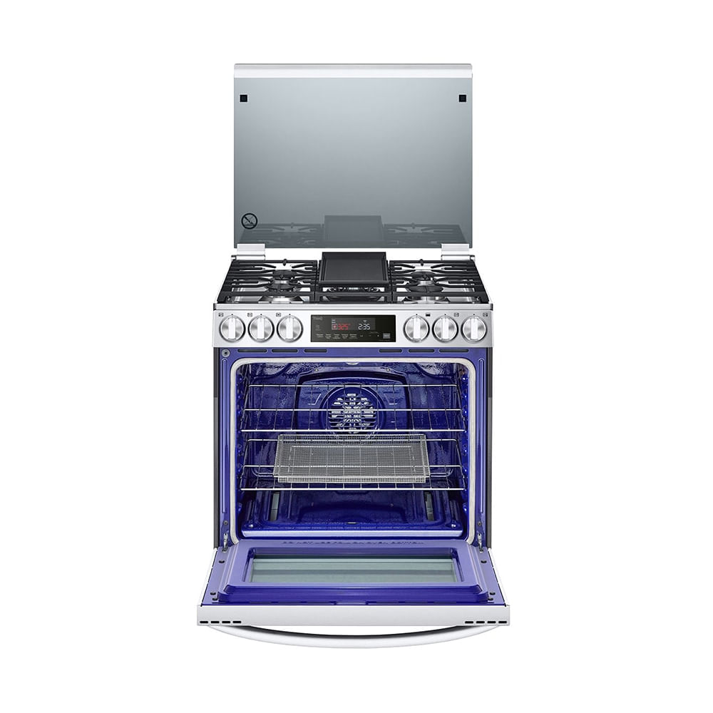 ESTUFA DE 5.8 P³ LG LRGL5847S INSTA VIEW™ AIR FRY THINGQ™ EASY CLEAN