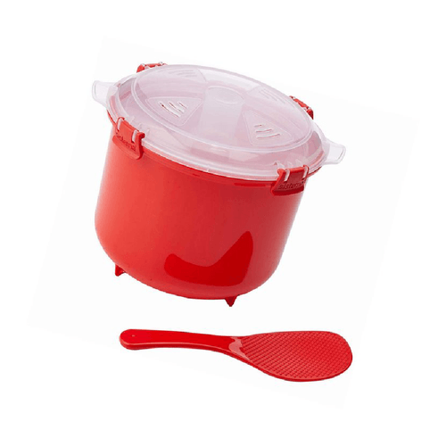 Recipiente Plastica  con Vaporera para Arroz  2.6L 87.92Oz