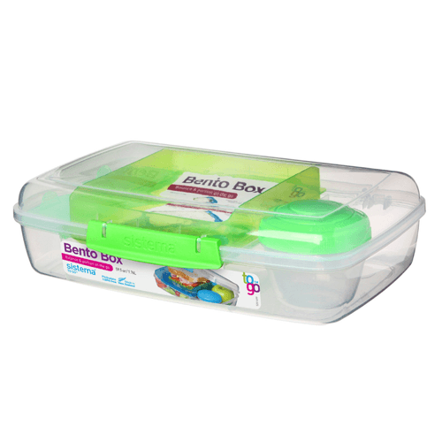 Recipiente Plastico 1.76L 59.51Oz Bento Box To Go