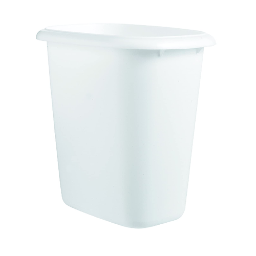 PAPELERA D/PLAST. 6QT VANITY BLANCO