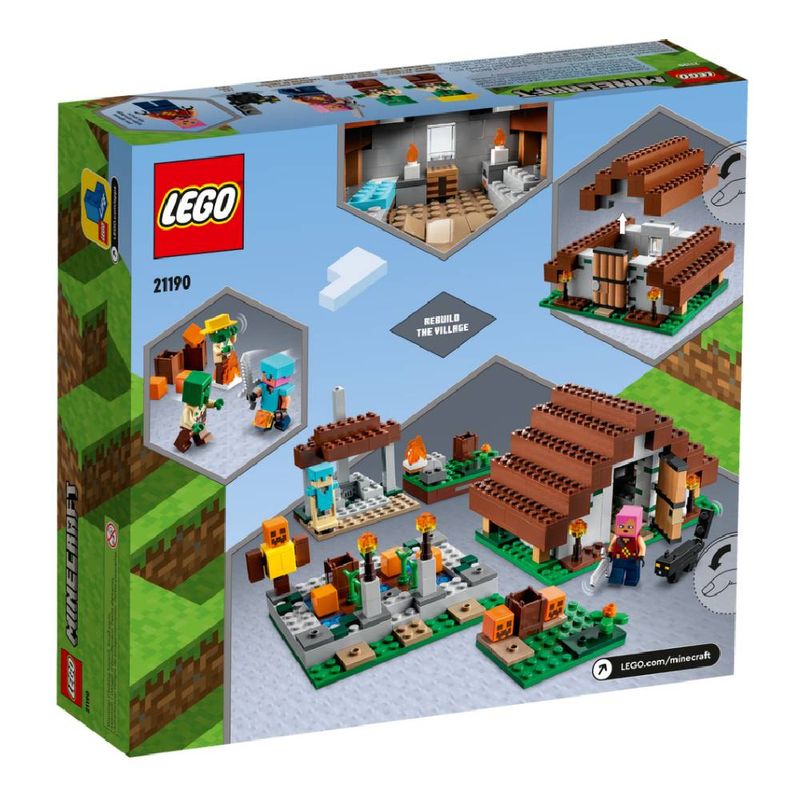 La aldea best sale de minecraft lego