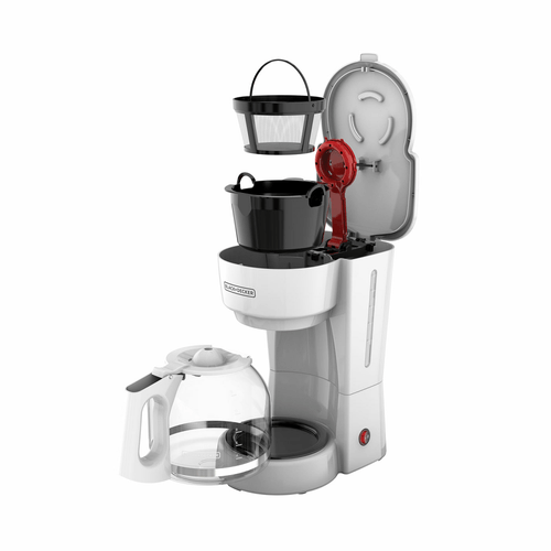 CAFETERA BLACK+DECKER 12 TAZAS C/FILTRO PERMANENTE CM0916W