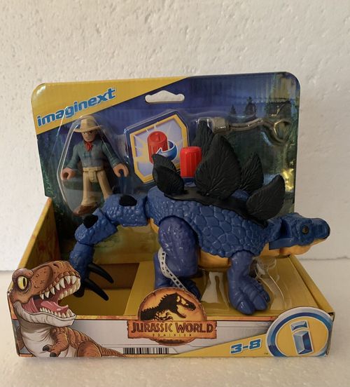 FIGURA IMAGINEXT JW STEGOSAURUS & DR.