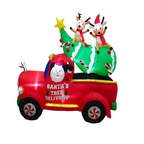 INFLABLE CARRO-SANTA 4FT