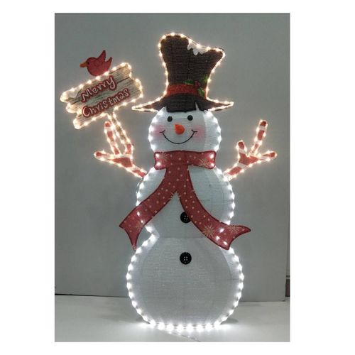 SNOWMAN 49" PRELIT 2D 174L-LED