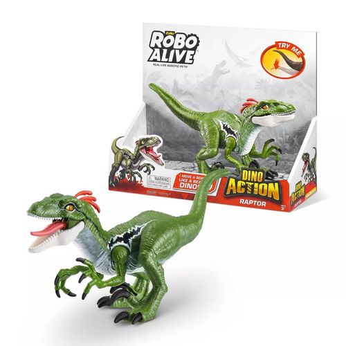 FIGURA ROBO ALIVE-DINO RAPTOR ACTION SURTIDO