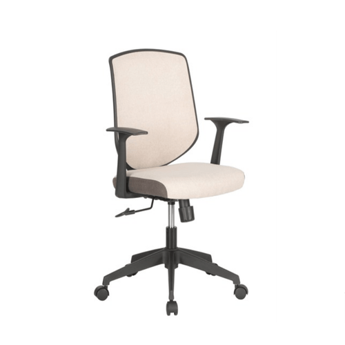 SILLA CON RODOS PARA OFICINA CLR BLANCO