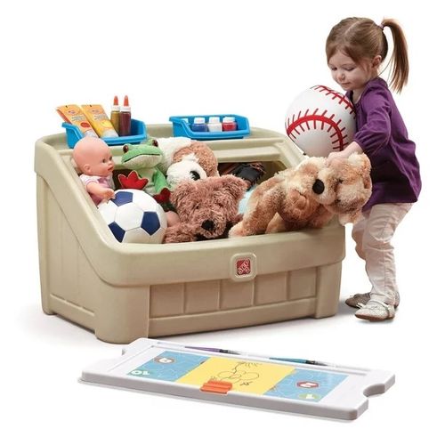 ORGANIZADOR 2 IN1 DE JUGUETES BEIGE